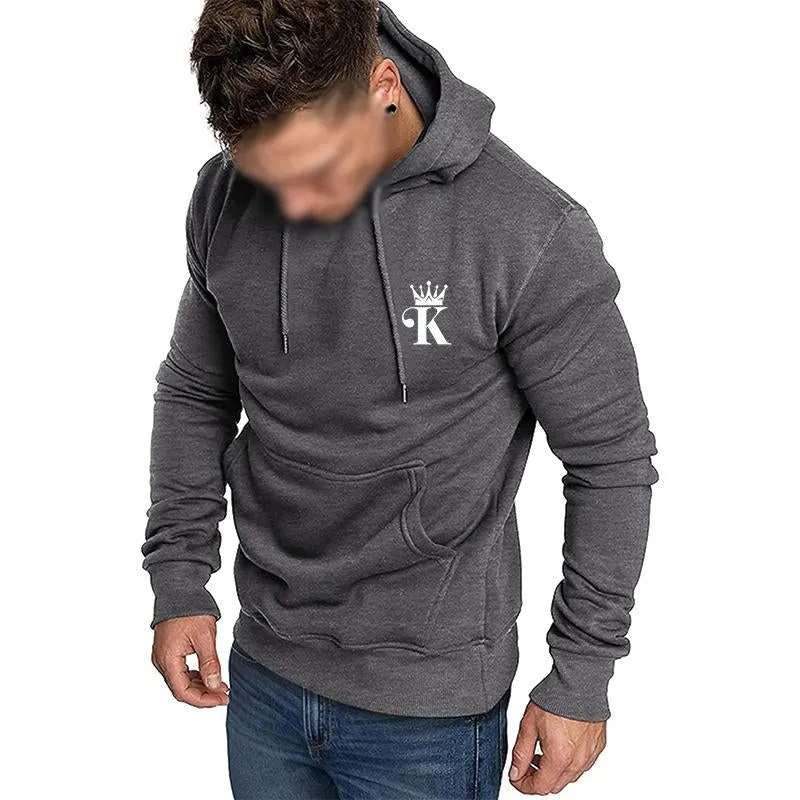 Men's Casual Letter Print Hooded Long Sleeve Sweatshirt 13078353Y sold by Manly product image thumbnail 2