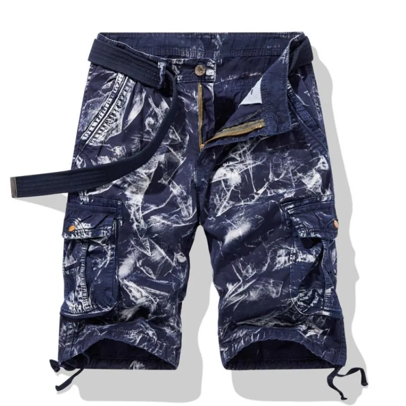 Men's Casual Outdoor Camouflage Loose Multi-pocket Cargo Shorts (Belt Exlcuded) 65911403M sold by Manly product image thumbnail 3