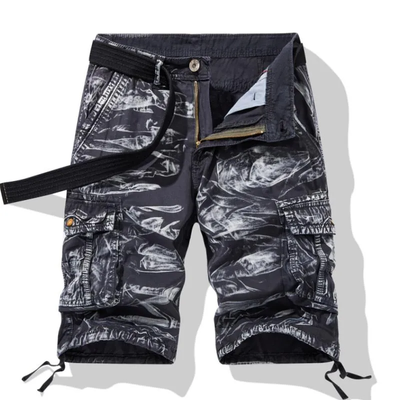 Men's Casual Outdoor Camouflage Loose Multi-pocket Cargo Shorts (Belt Exlcuded) 65911403M sold by Manly product image thumbnail 2