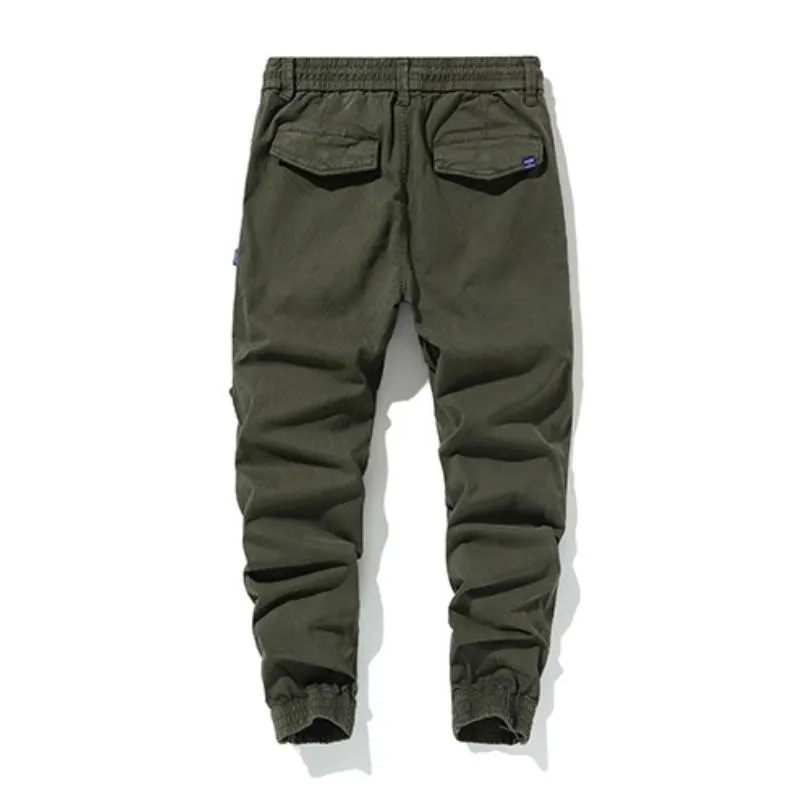Men's Casual Outdoor Cotton Washed Distressed Multi-pocket Cargo Pants 33469878M sold by Manly product image thumbnail 5