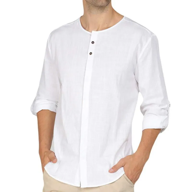 Men's Casual Solid Color Long Sleeve Shirt 91343483Y sold by Manly product image thumbnail 5