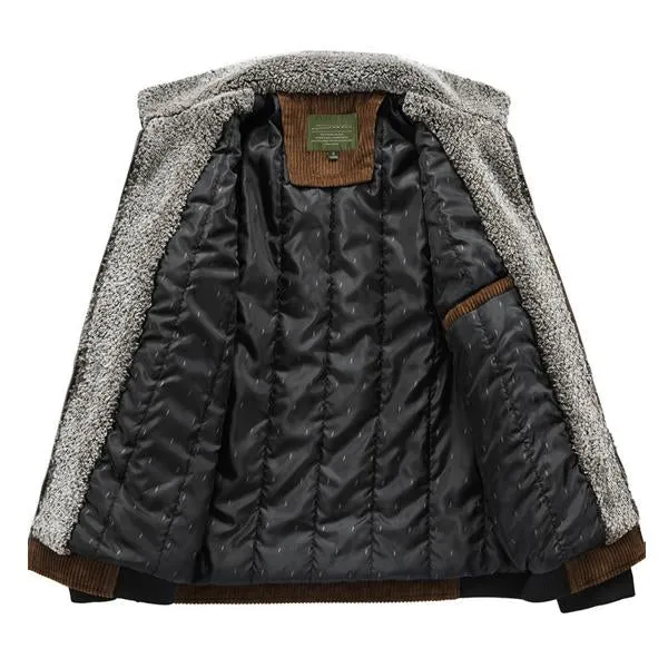 MEN'S CORDUROY FLEECE STAND COLLAR JACKET sold by Manly product image thumbnail 5