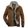 MEN'S CORDUROY FLEECE STAND COLLAR JACKET sold by Manly