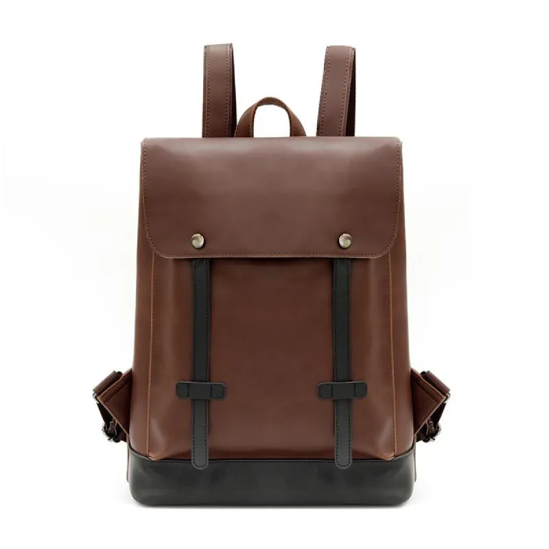 Men's Vintage Leather Backpack 49579044Y sold by Manly