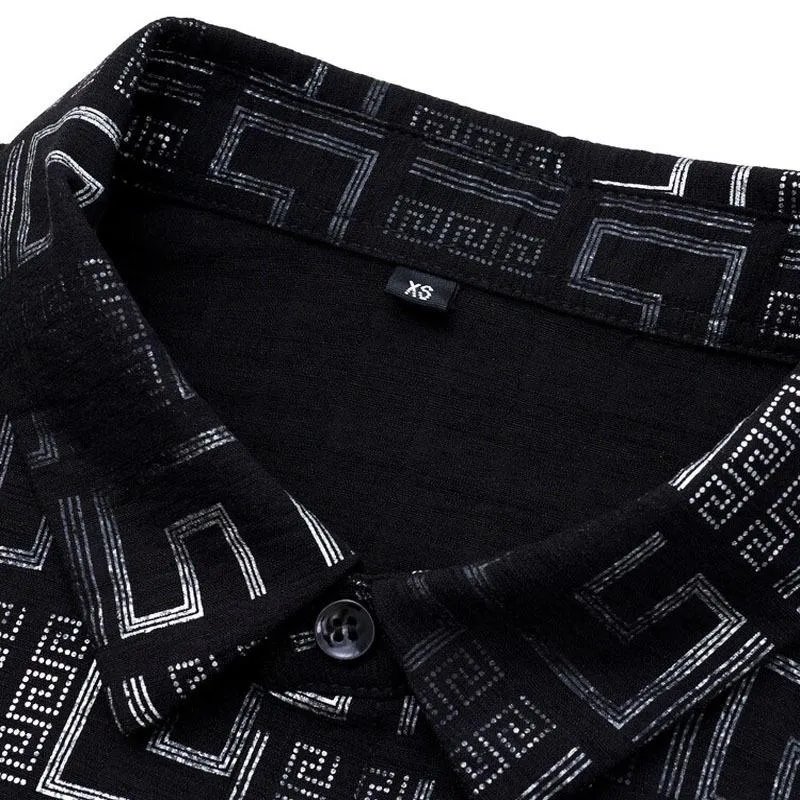 Men's Casual Printed Lapel Long Sleeve Shirt 05604936Y sold by Manly product image thumbnail 4