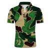 Men's Color Block Camouflage Print Casual T-Shirt 13743195X sold by Manly