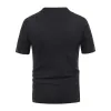Men's Striped Contrast Knit Polo Shirt 42110133M sold by Manly