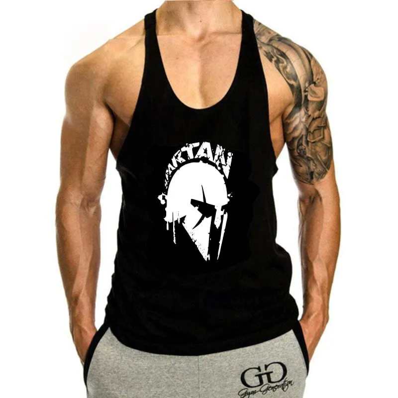 Men's Loose Fitness Printed Tank Top 99116217X sold by Manly