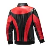 Men's Vintage Colorblock Lapel Zipper Slim Fit Motorcycle Leather Jacket 88377847M sold by Manly