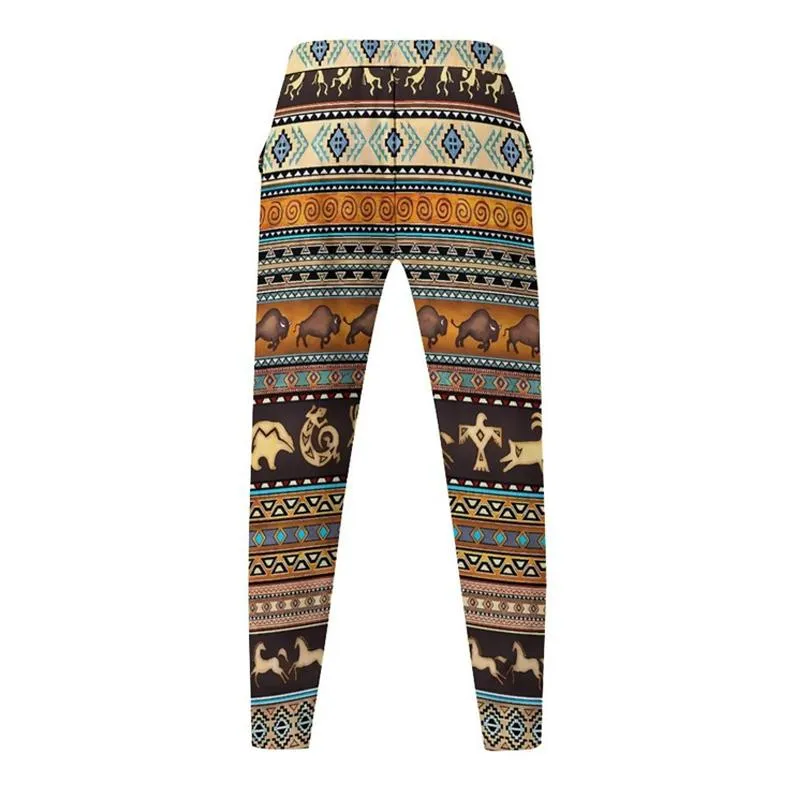 Men's Loose Bohemian Printed Sportswear Trousers 81265450X sold by Manly product image thumbnail 4