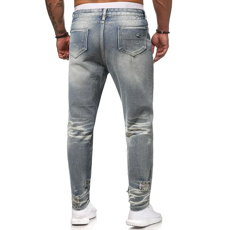 Men's Vintage Ripped Mid-rise Jeans 96493129X sold by Manly product image thumbnail 2