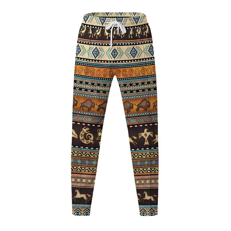 Men's Loose Bohemian Printed Sportswear Trousers 81265450X sold by Manly product image thumbnail 3