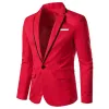 Men's Casual Solid Color Color Block Lapel Long Sleeve Blazer 10933940Y sold by Manly
