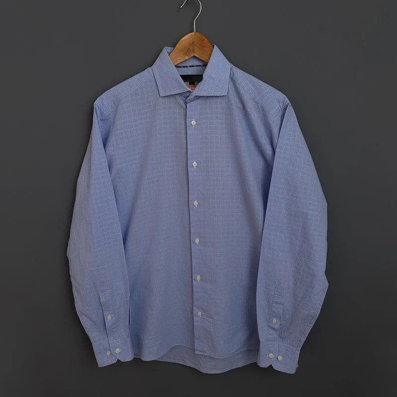 Men's Plaid Lapel Long Sleeve Casual Shirt 10736869Z sold by Manly product image thumbnail 3