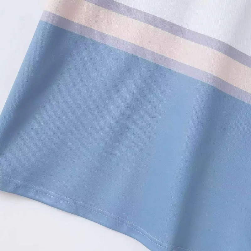 Men's Casual Striped Lapel POLO Shirt 48414147X sold by Manly product image thumbnail 4