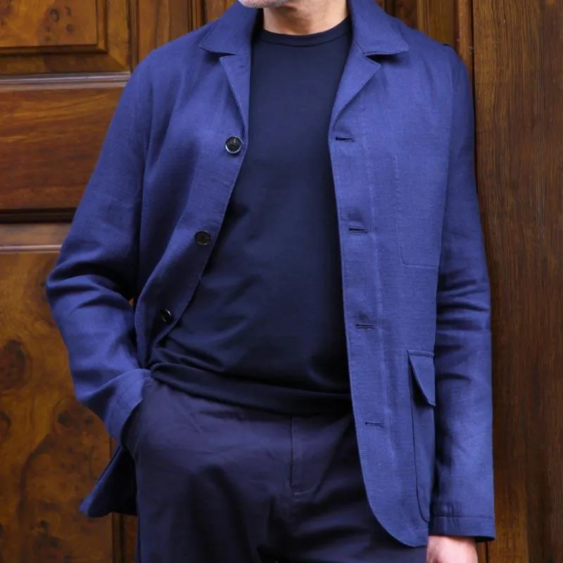 Men's Cotton And Linen Multi-Pocket Single-Breasted Jacket 20449069Y sold by Manly product image thumbnail 5