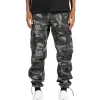 Men's Casual Cotton Camouflage Multi-Pocket Cargo Pants 17419497M sold by Manly
