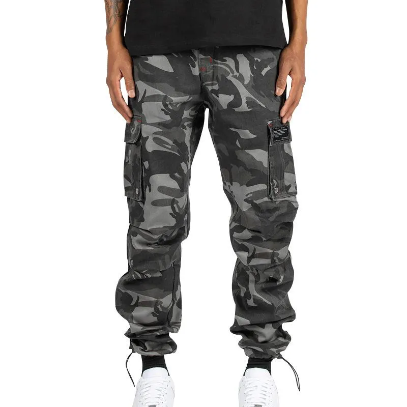 Men's Casual Cotton Camouflage Multi-Pocket Cargo Pants 17419497M sold by Manly product image thumbnail 3