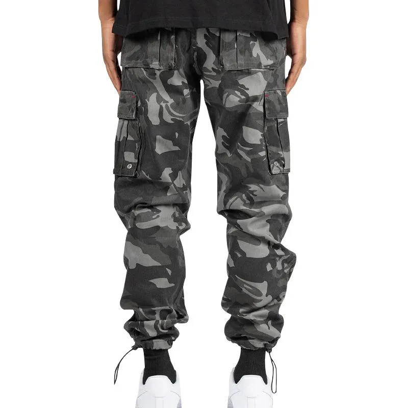 Men's Casual Cotton Camouflage Multi-Pocket Cargo Pants 17419497M sold by Manly product image thumbnail 5