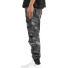 Men's Casual Cotton Camouflage Multi-Pocket Cargo Pants 17419497M sold by Manly