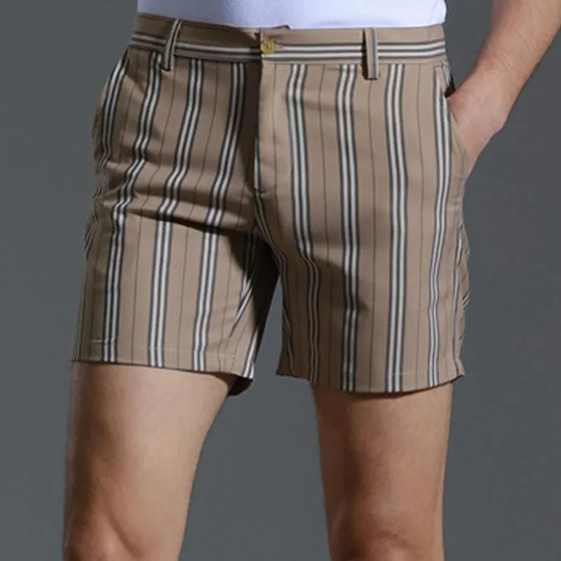Men's Vintage Striped Straight Casual Shorts 70948698Z sold by Manly product image thumbnail 4