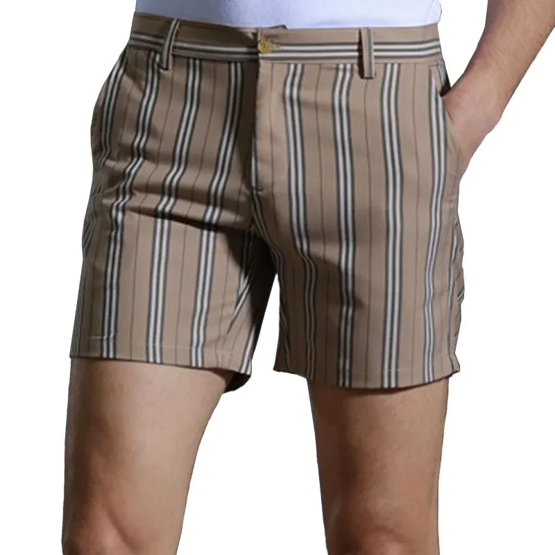 Men's Vintage Striped Straight Casual Shorts 70948698Z sold by Manly