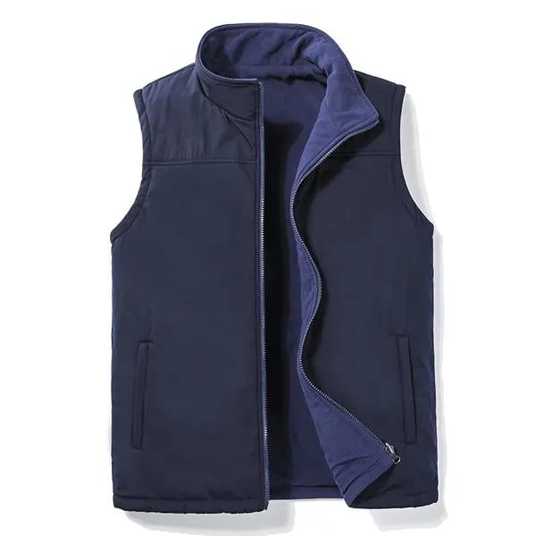 MEN'S FLEECE REVERSIBLE VEST sold by Manly product image thumbnail 2