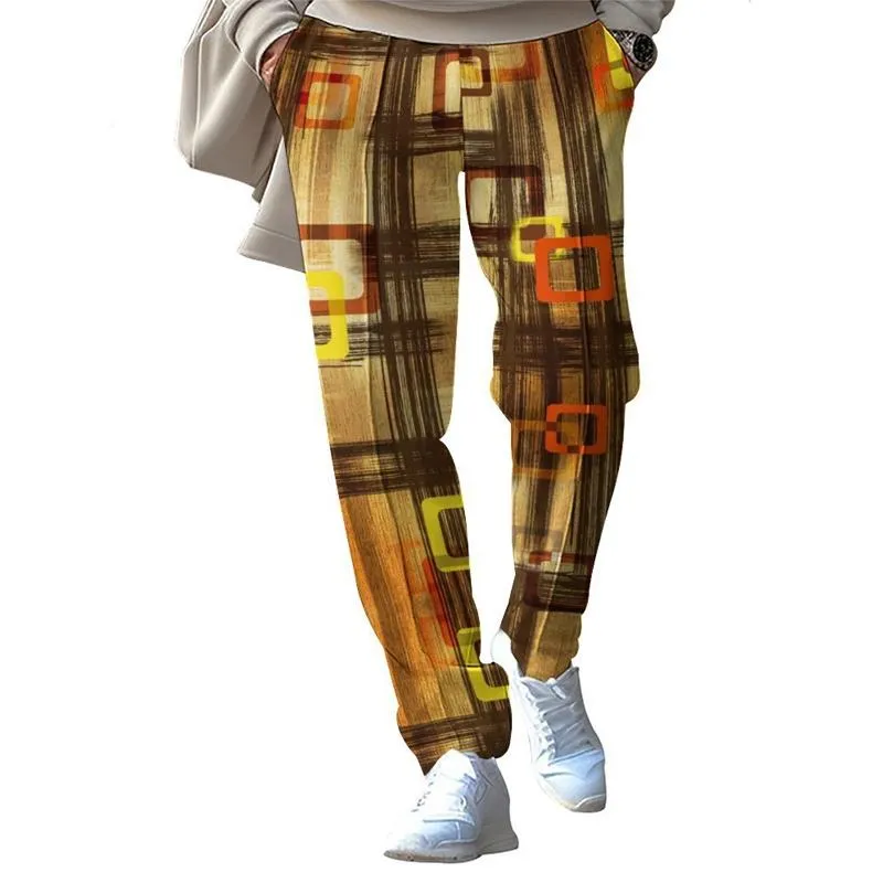 Men's Printed Loose Sports Casual Trousers 89852873X sold by Manly