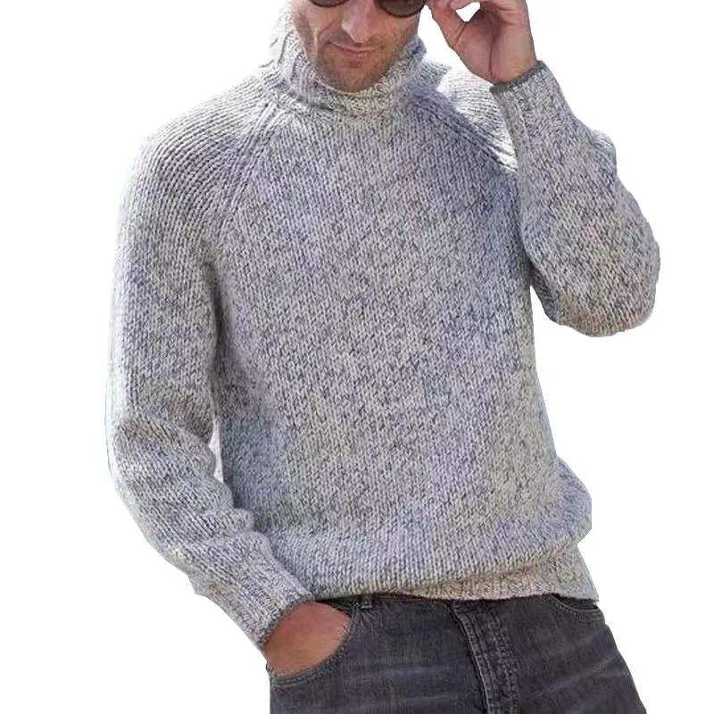 Men's Turtleneck Pullover Solid Color Sweater 10272892X sold by Manly product image thumbnail 3