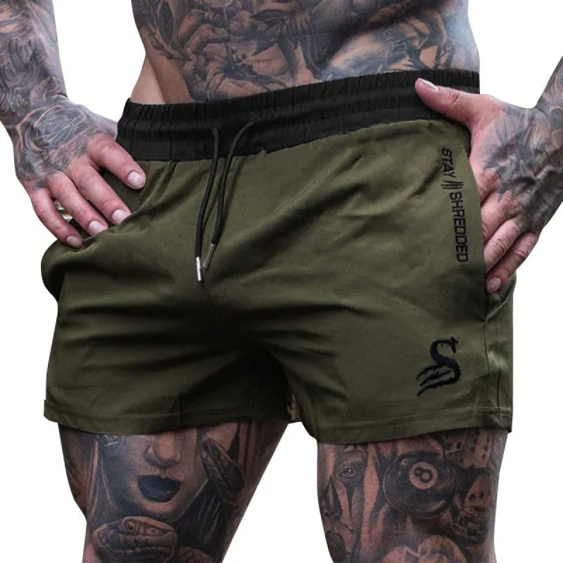 Men's Sports Quick-Drying Breathable Three-Quarter Pants 69009635Y sold by Manly