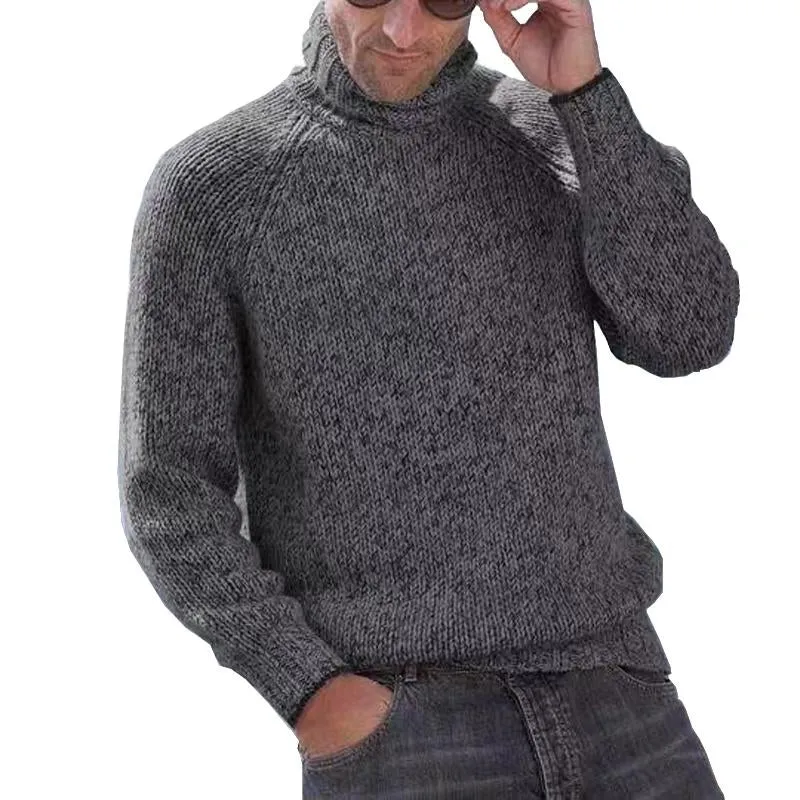 Men's Turtleneck Pullover Solid Color Sweater 10272892X sold by Manly product image thumbnail 2