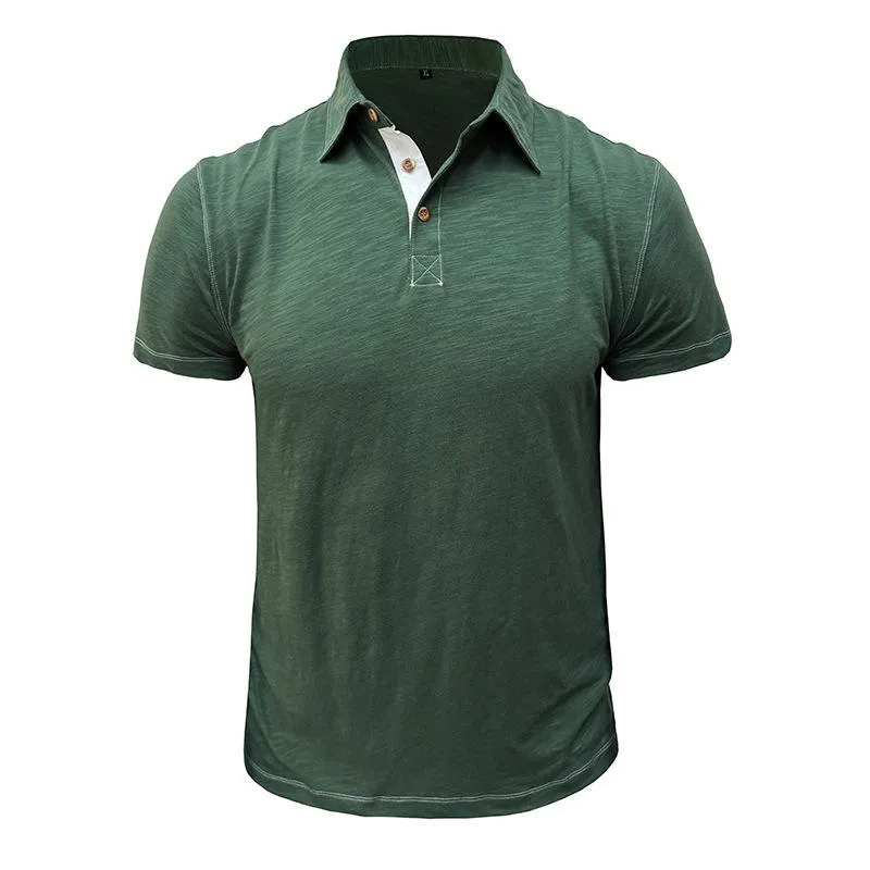 Men's Casual Colorblock Short-Sleeved Polo Shirt 06683110Y sold by Manly product image thumbnail 5