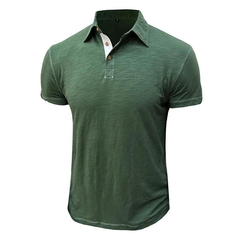 Men's Casual Colorblock Short-Sleeved Polo Shirt 06683110Y sold by Manly product image thumbnail 3