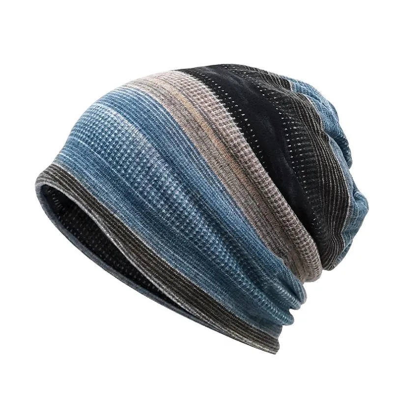 Men's Casual Striped Pile Hat 43648458TO sold by Manly