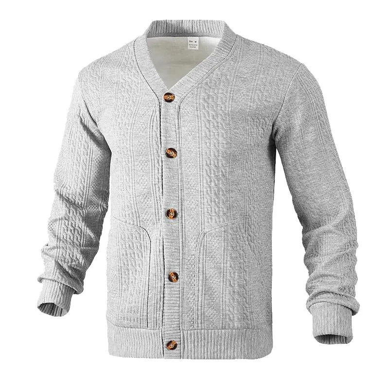 Men's Retro Stand Collar Solid Color Textured Jacket 17213586X sold by Manly product image thumbnail 3