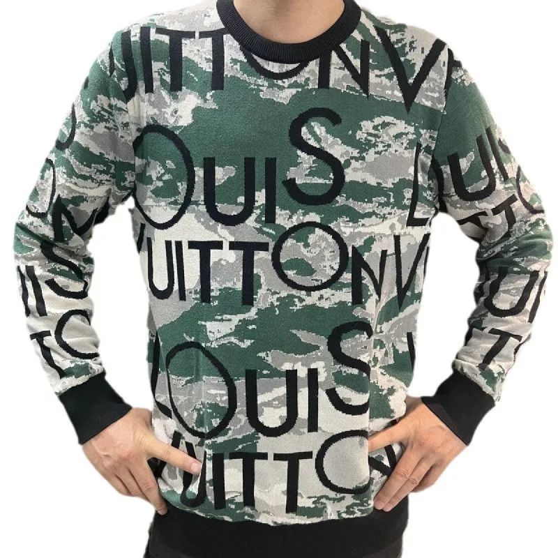 Men's Letter Print Round Neck Long Sleeve T-Shirt 66339396X sold by Manly