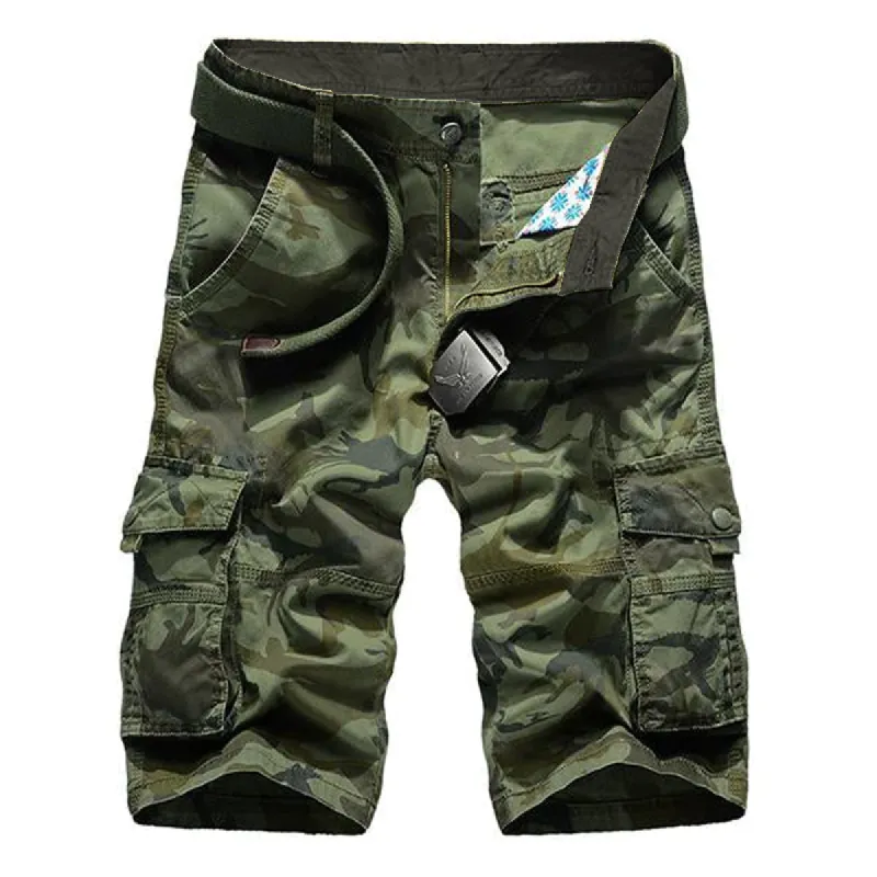 MEN'S CAMO CARGO SHORTS (BELT EXCLUDED) 85041070M sold by Manly