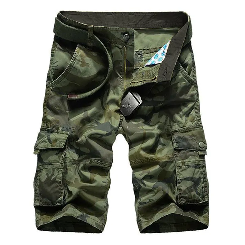MEN'S CAMO CARGO SHORTS (BELT EXCLUDED) 85041070M sold by Manly