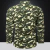 Men's Camouflage Loose Long Sleeve Shirt 17046317X sold by Manly