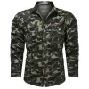 Men's Camouflage Loose Long Sleeve Shirt 17046317X sold by Manly
