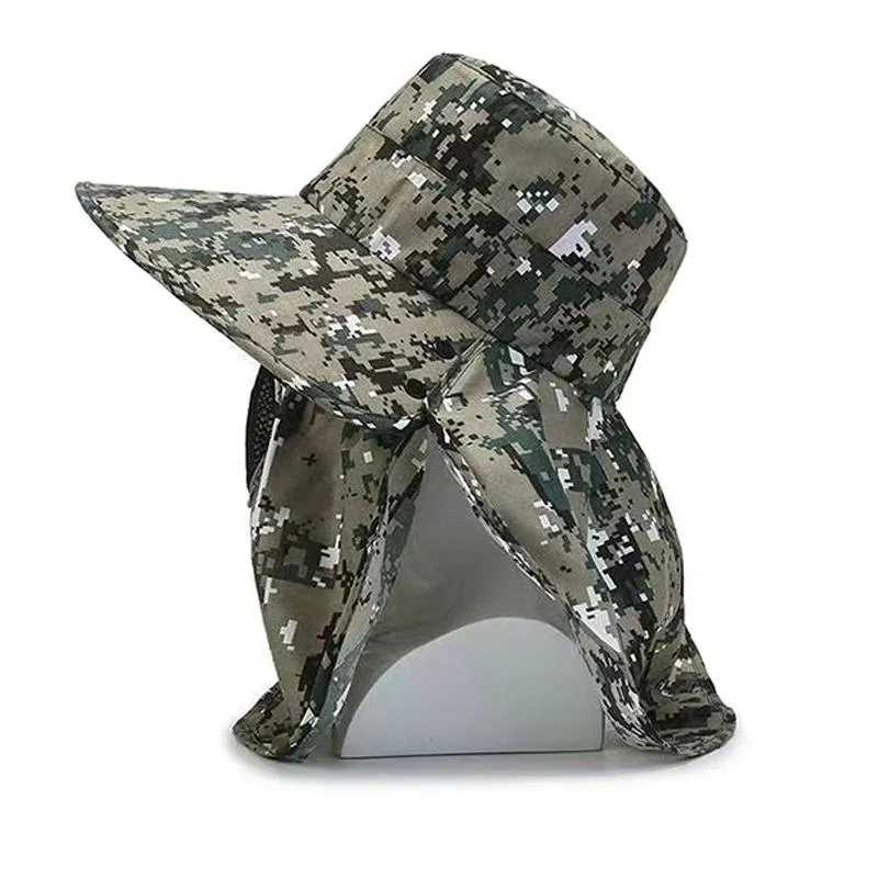 Men's Outdoor Camo Sun Protection Adjustable Fisherman's Hat 81681625Z sold by Manly product image thumbnail 5