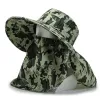 Men's Outdoor Camo Sun Protection Adjustable Fisherman's Hat 81681625Z sold by Manly