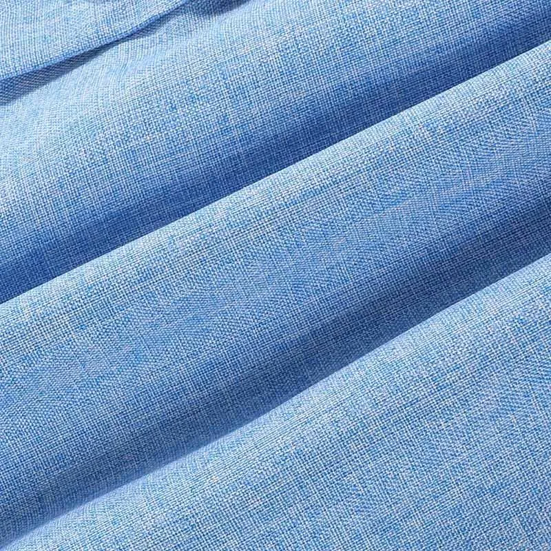 Men's Cotton and Linen Casual Short-sleeved Shirt 61509213X sold by Manly product image thumbnail 4