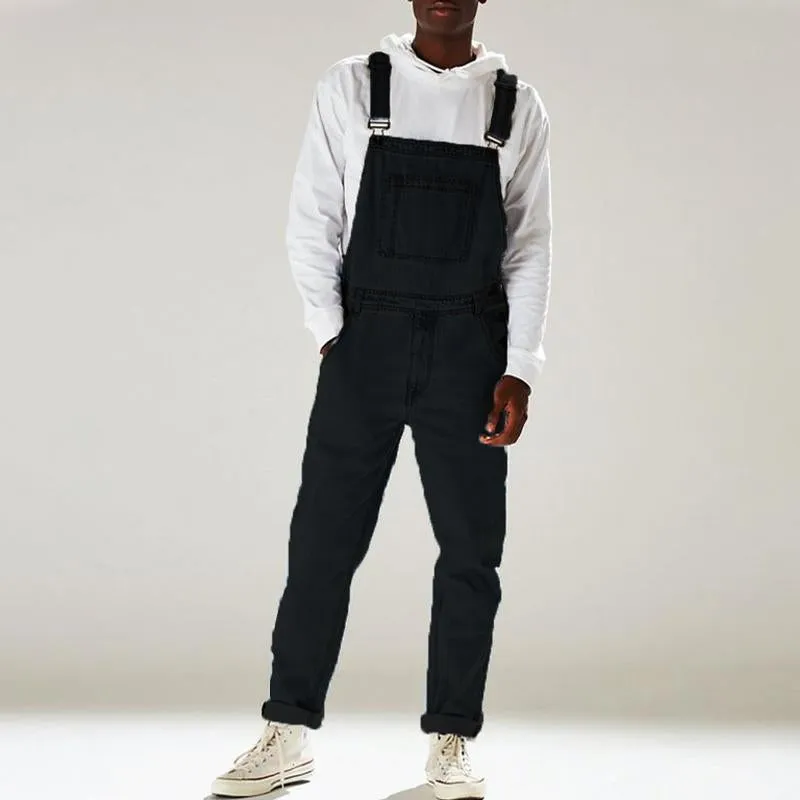 Men's Casual Vintage Denim Overalls 89080389Y sold by Manly product image thumbnail 4