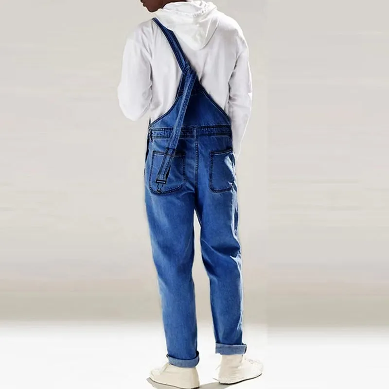 Men's Casual Vintage Denim Overalls 89080389Y sold by Manly product image thumbnail 2