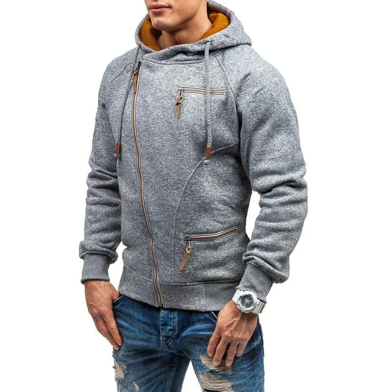 Men's Side Zip Pocket Hoodie Jackets 92087521X sold by Manly product image thumbnail 4