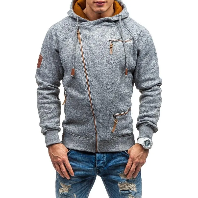 Men's Side Zip Pocket Hoodie Jackets 92087521X sold by Manly product image thumbnail 2