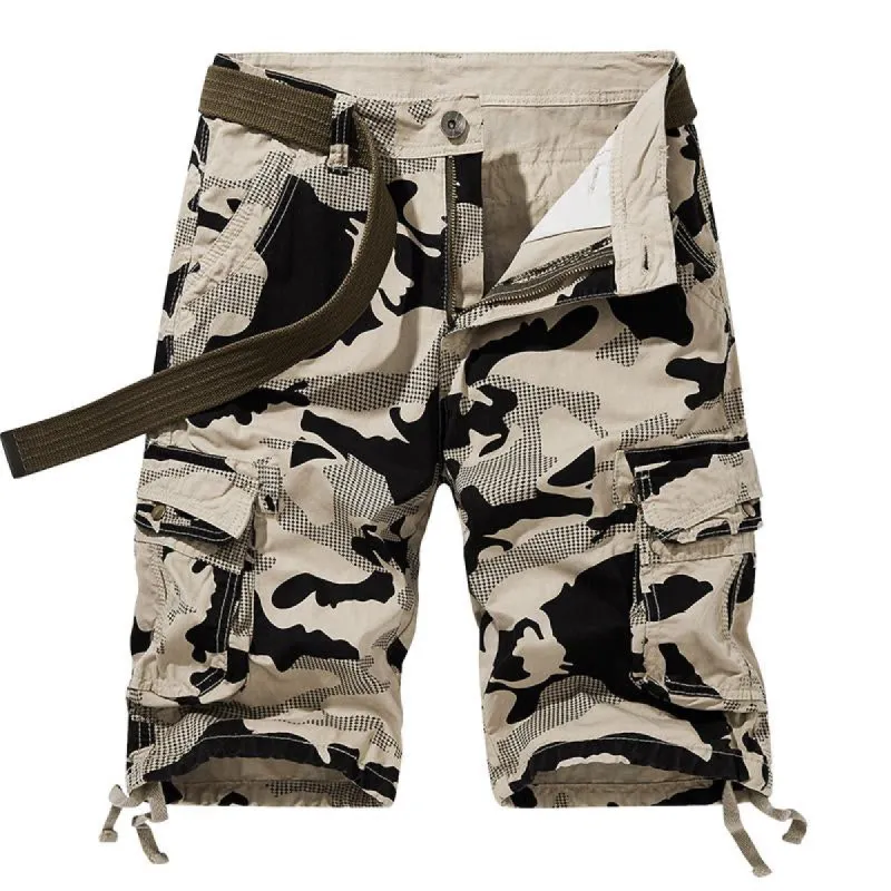 Men's Camouflage Cotton Casual Cargo Shorts 46954410X sold by Manly