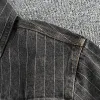 Men's Vintage Washed Striped Flap Pocket Slim Fit Long Sleeve Denim Shirt 32256880M sold by Manly