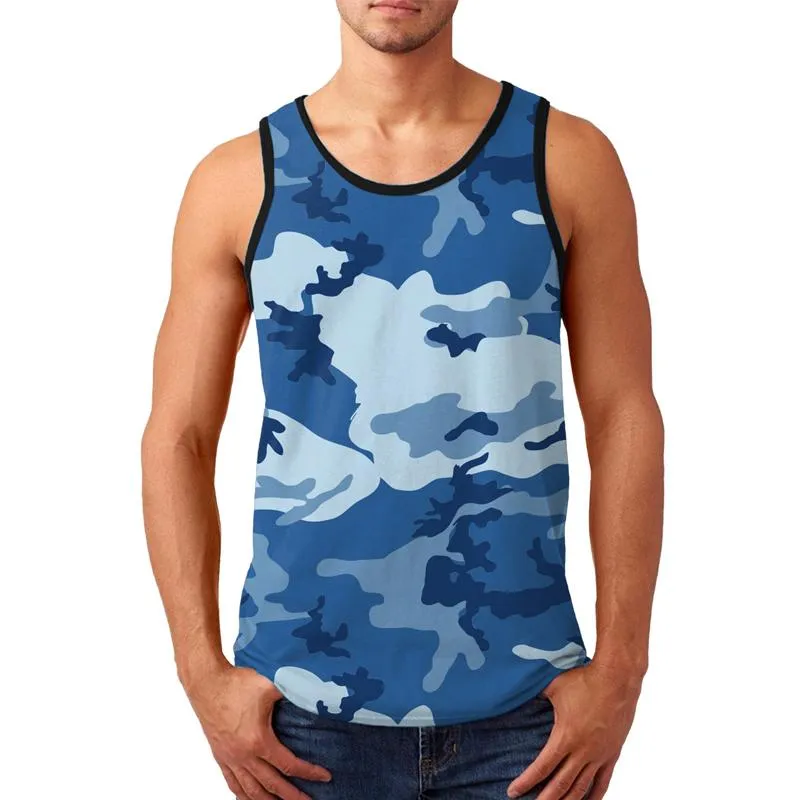Men's Camouflage Printed Sports Tank Top 75280906X sold by Manly
